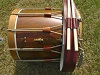 Brown wood drum